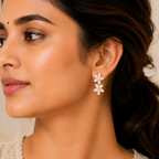 Moonlit  Crystal Earrings