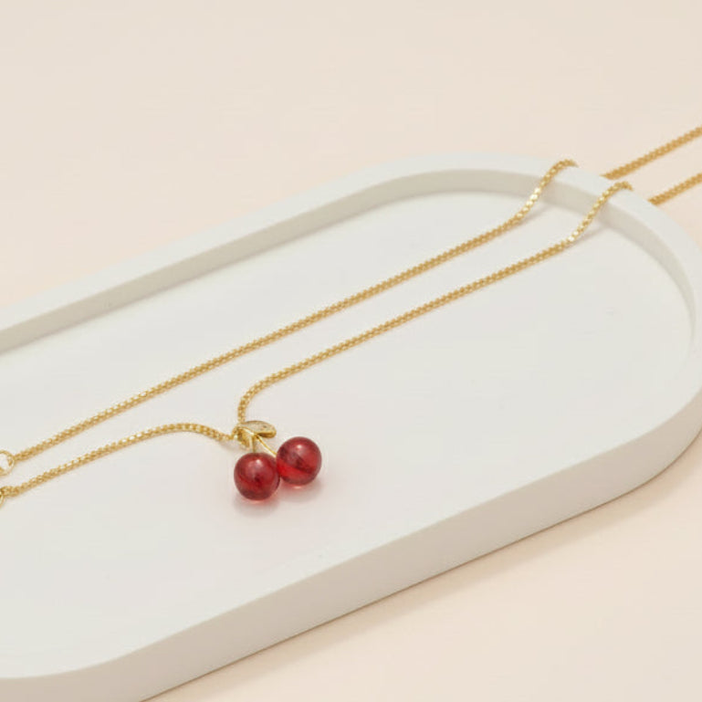 Cherry Pendant Necklace