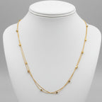 Modern Cube Chain Necklace