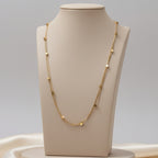 Modern Cube Chain Necklace