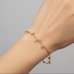 Star & Stone Charm Bracelet