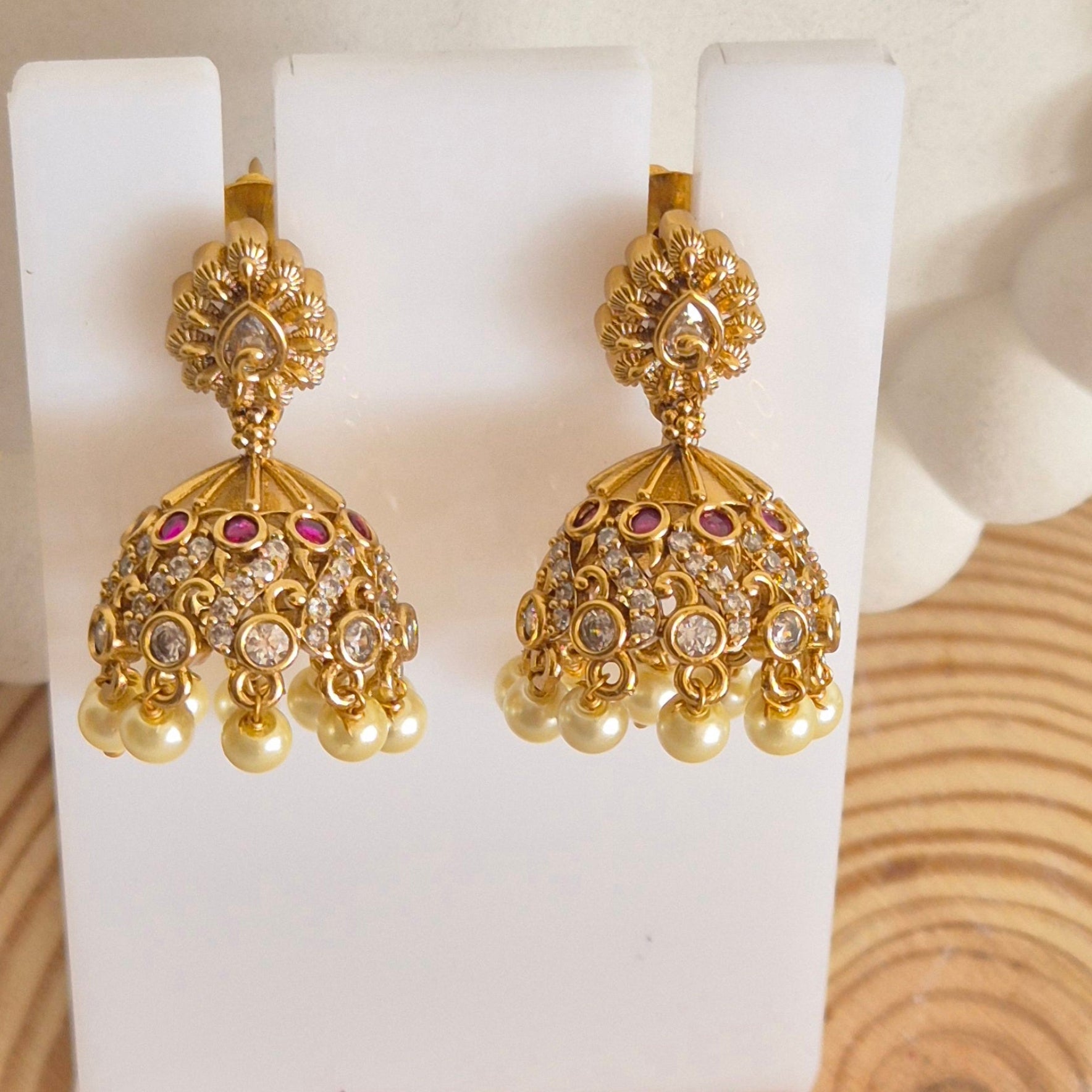 Pearl Jhumkas
