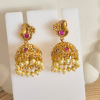 Kundan Jhumkas