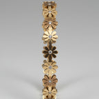 Floral Crystal Link Bracelet