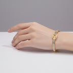 Dual Band Crystal Cuff