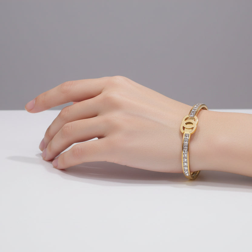 Dual Band Crystal Cuff