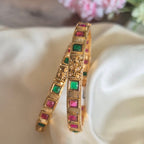 Temple Ruby-Emerald Bangles