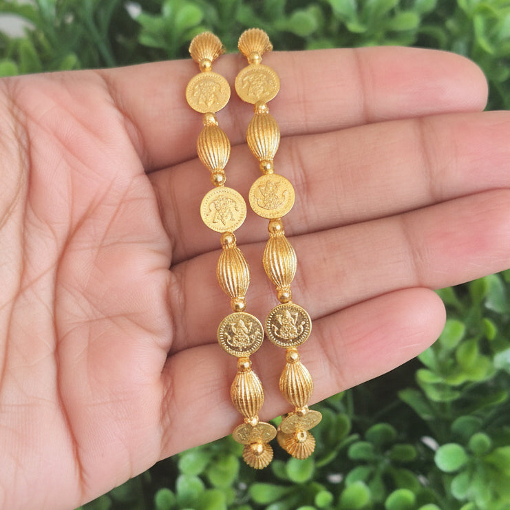 Lakshmi Coin Antique Bangles
