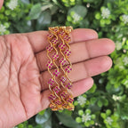 Ruby Blossom Heritage Bangles