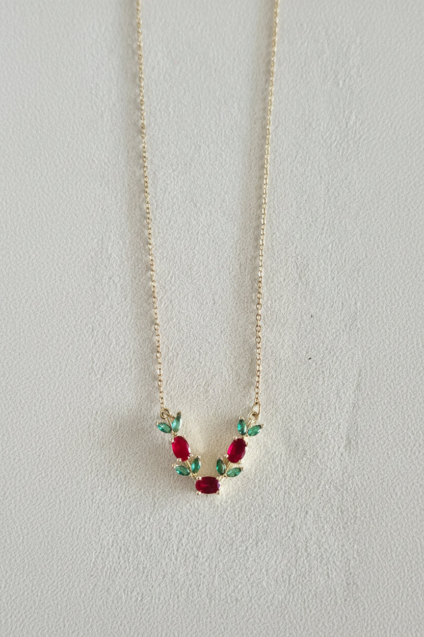 Crystal Tulip Necklace
