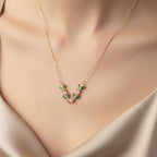 Crystal Tulip Necklace
