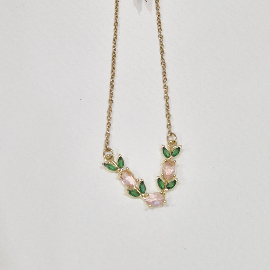 Crystal Tulip Necklace