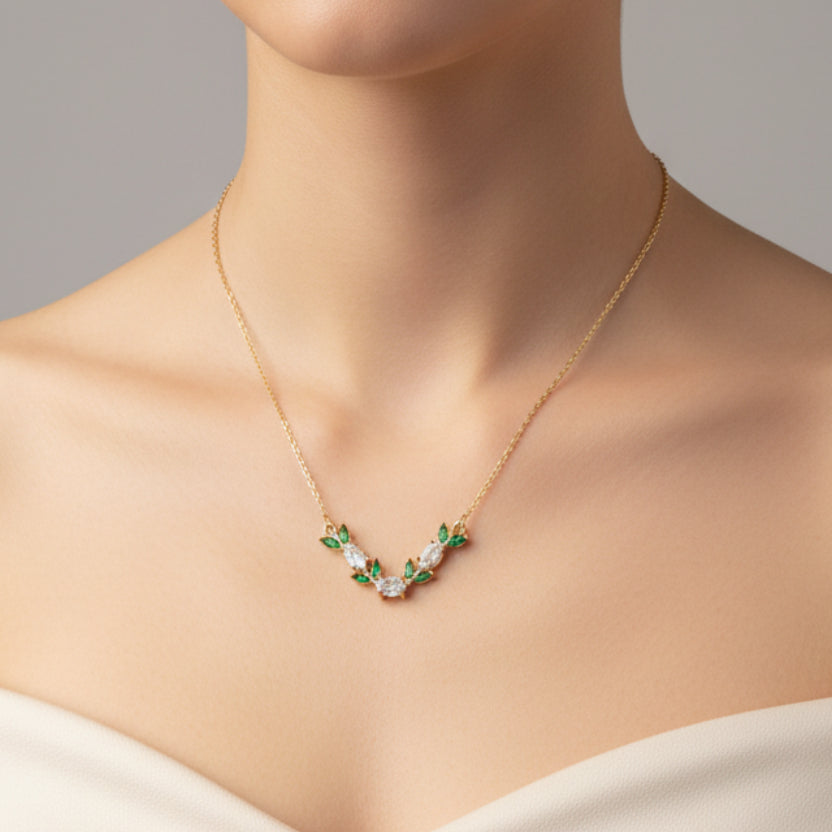 Crystal Tulip Necklace