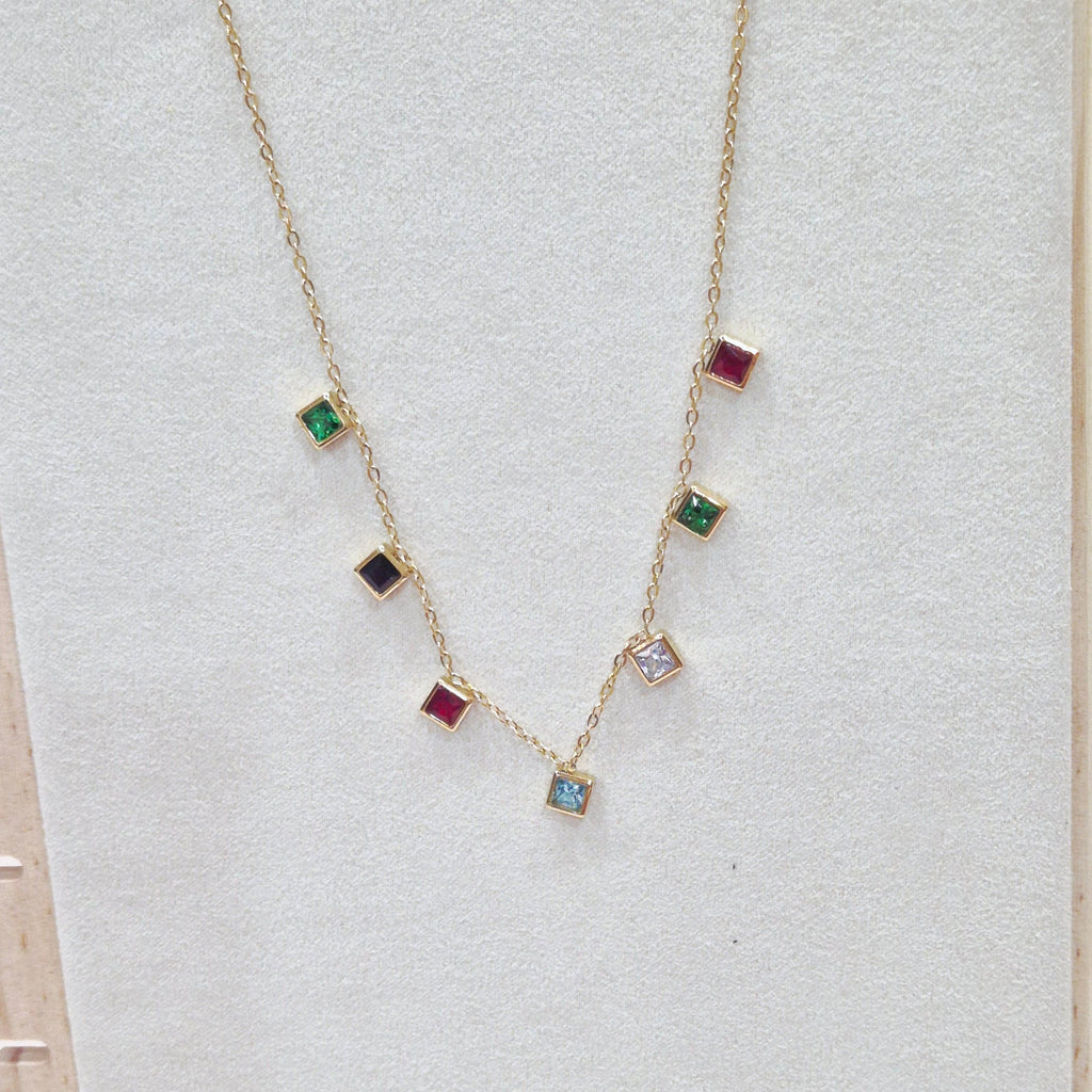 Prism Charm Anti-Tarnish Necklace