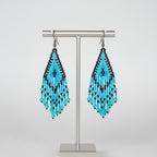 Turquoise Whisper Beaded Earrings