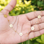 Daisy Bloom Anti-Tarnish Necklace