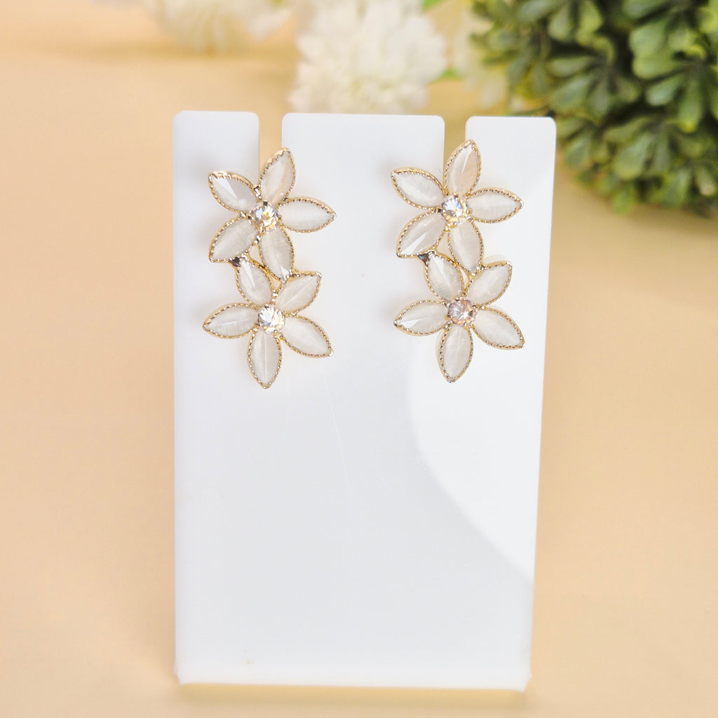 Moonlit  Crystal Earrings