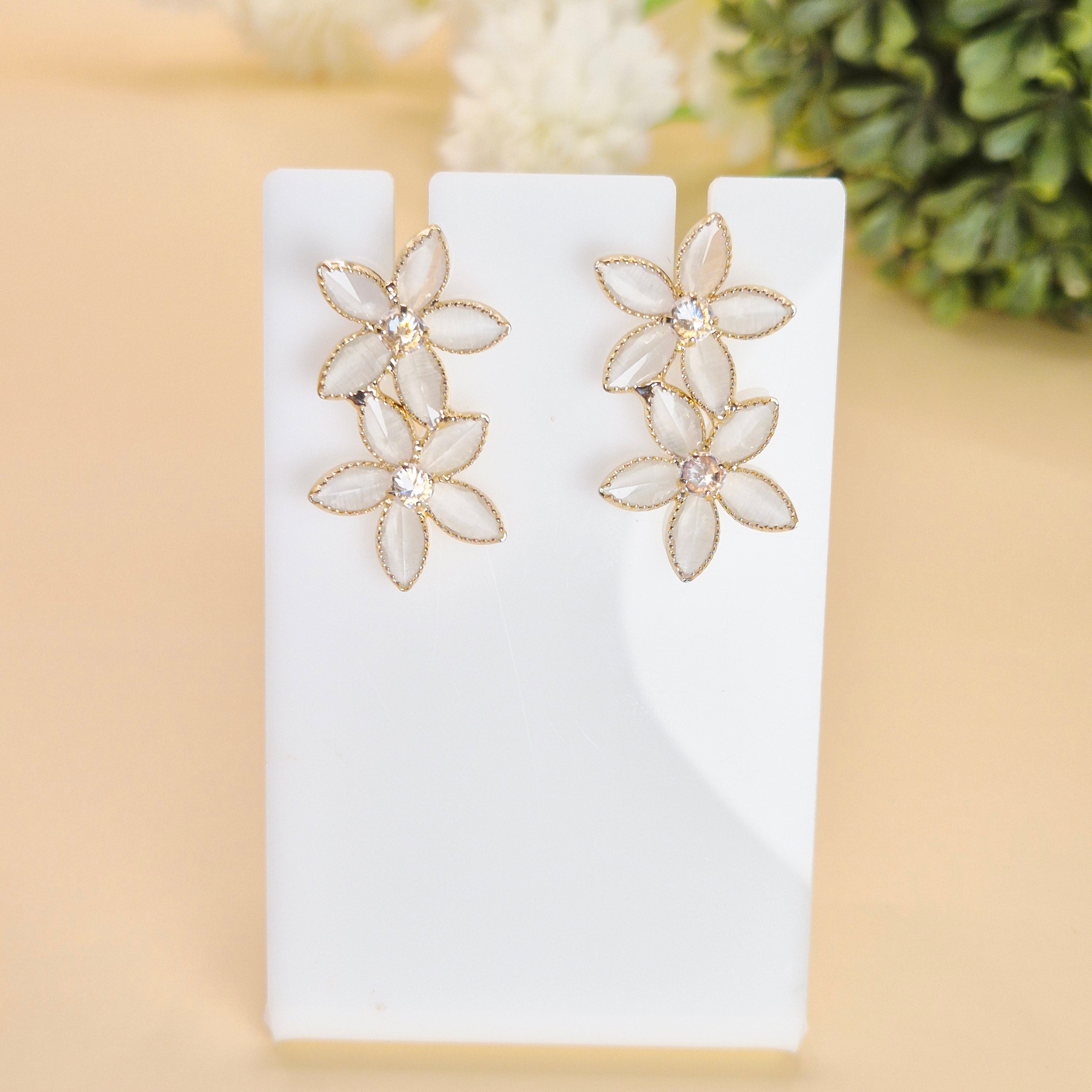 Moonlit  Crystal Earrings