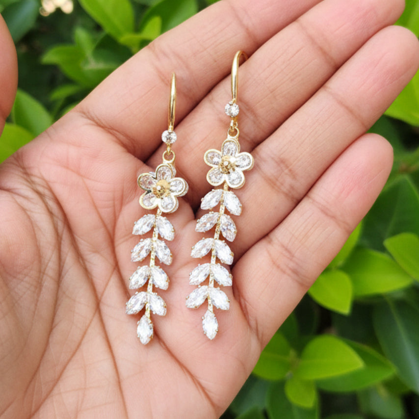 Crystal Blossom Earrings