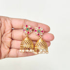 Traditional Floral Jhumka