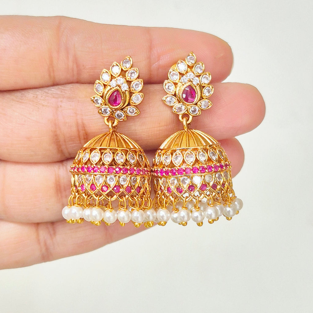 Maharani Pearl Jhumkas