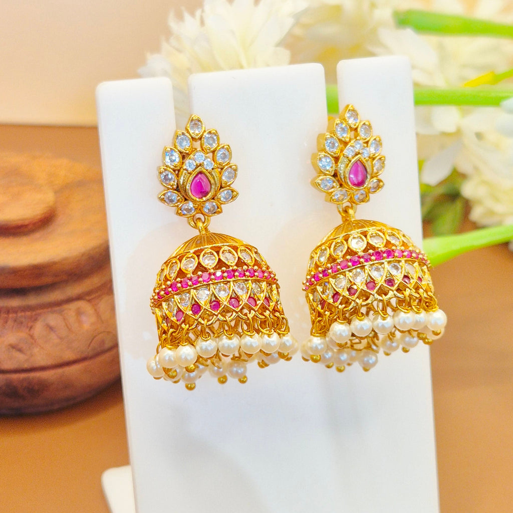 Maharani Pearl Jhumkas
