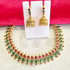 Temple Stone Necklace Set