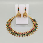 Temple Stone Necklace Set