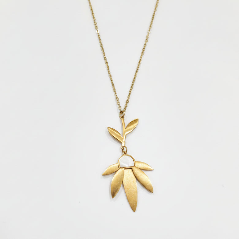 Leaf Drop Necklace