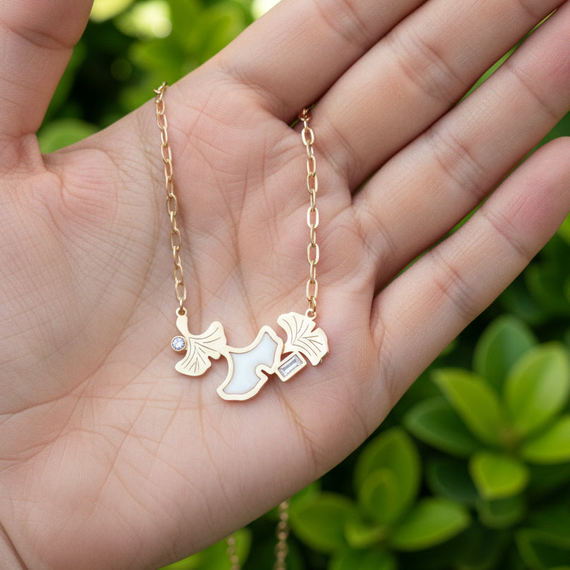 Dove Leaf Necklace