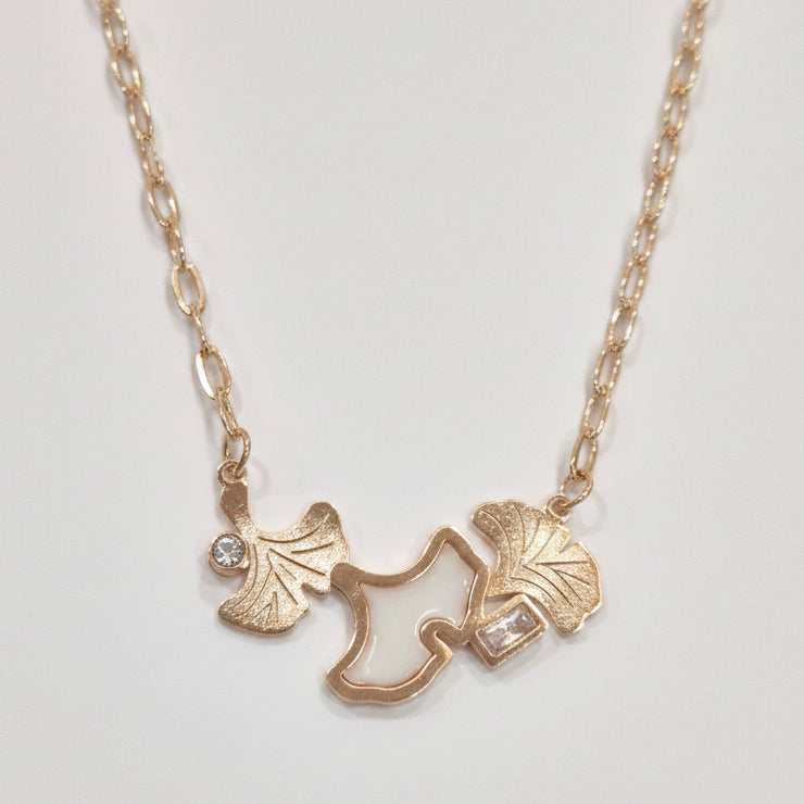 Dove Leaf Necklace