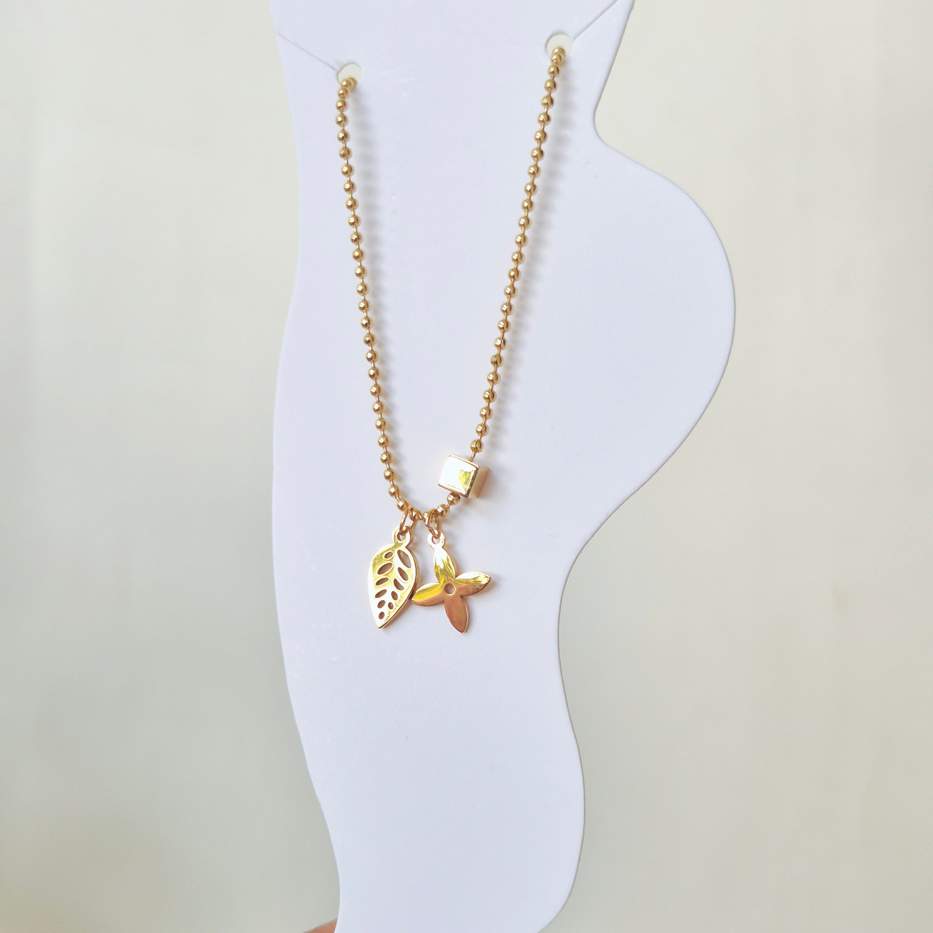Leaf Charm Anklet