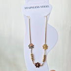 Floral Bead Anklet