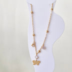 Crystal Butterfly Anklet