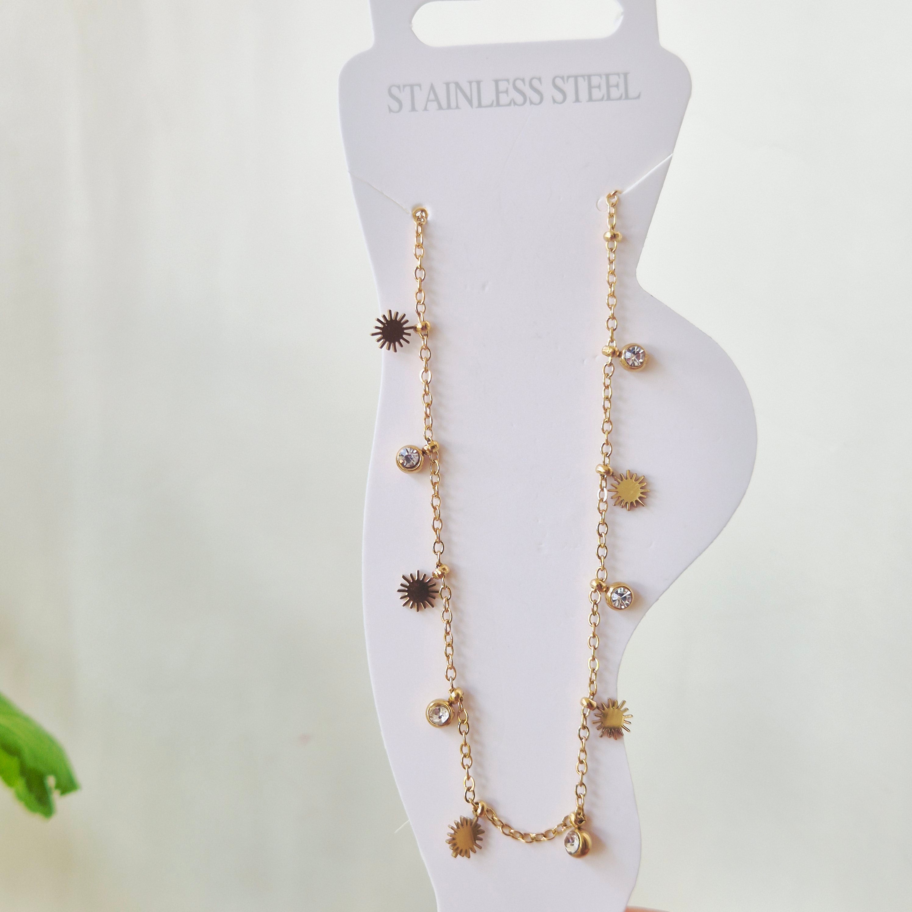 Sunbeam Charm Anklet