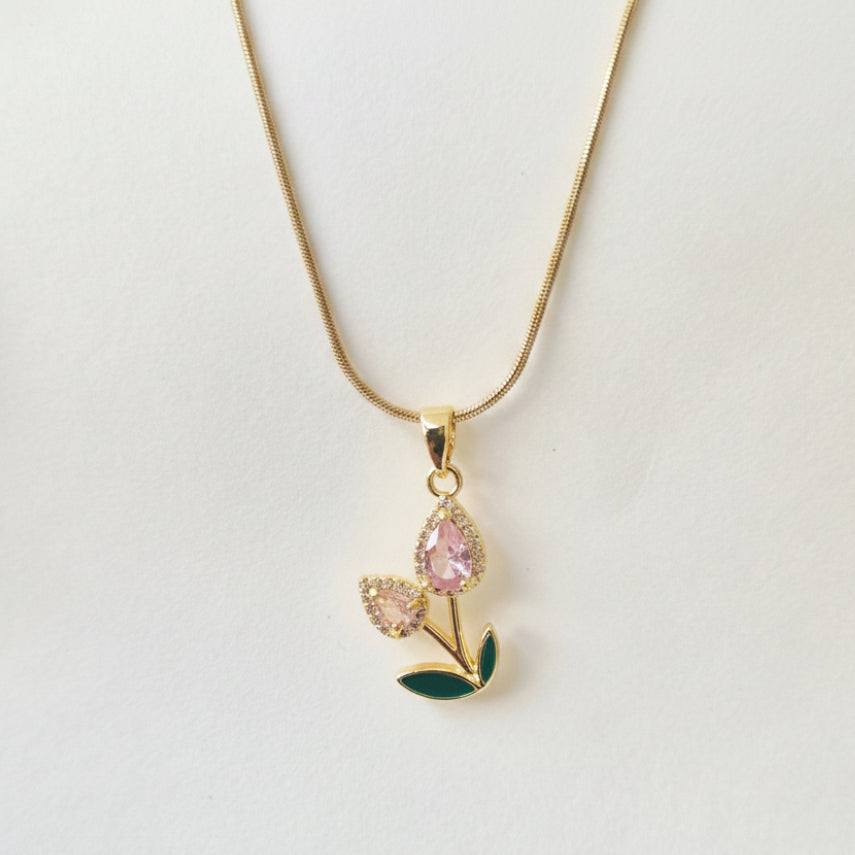Tulip pendant Necklace