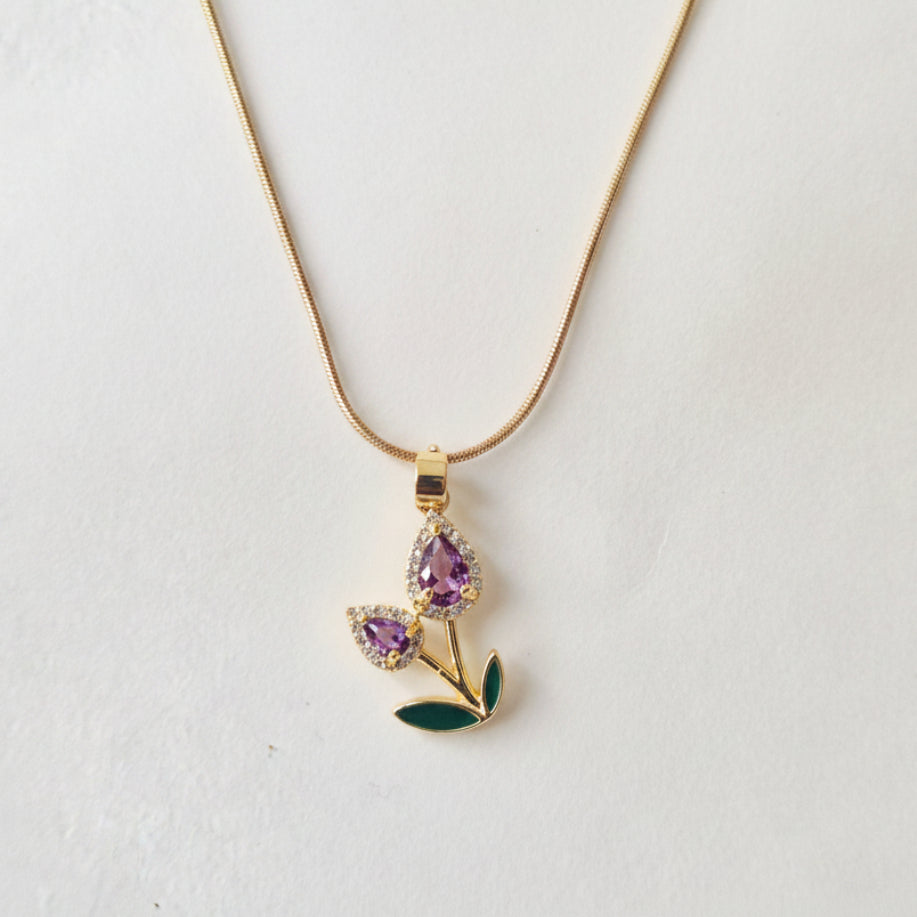Tulip pendant Necklace