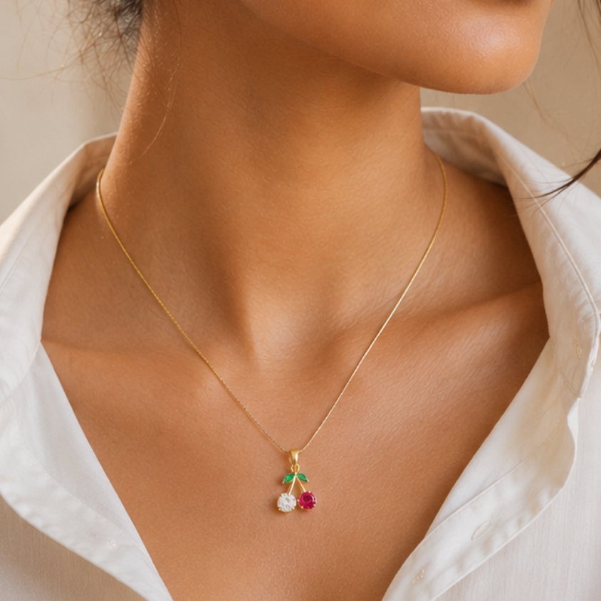 Cherry Charm Necklace