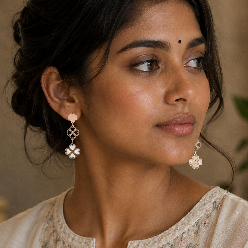 Clover Drop Earrings