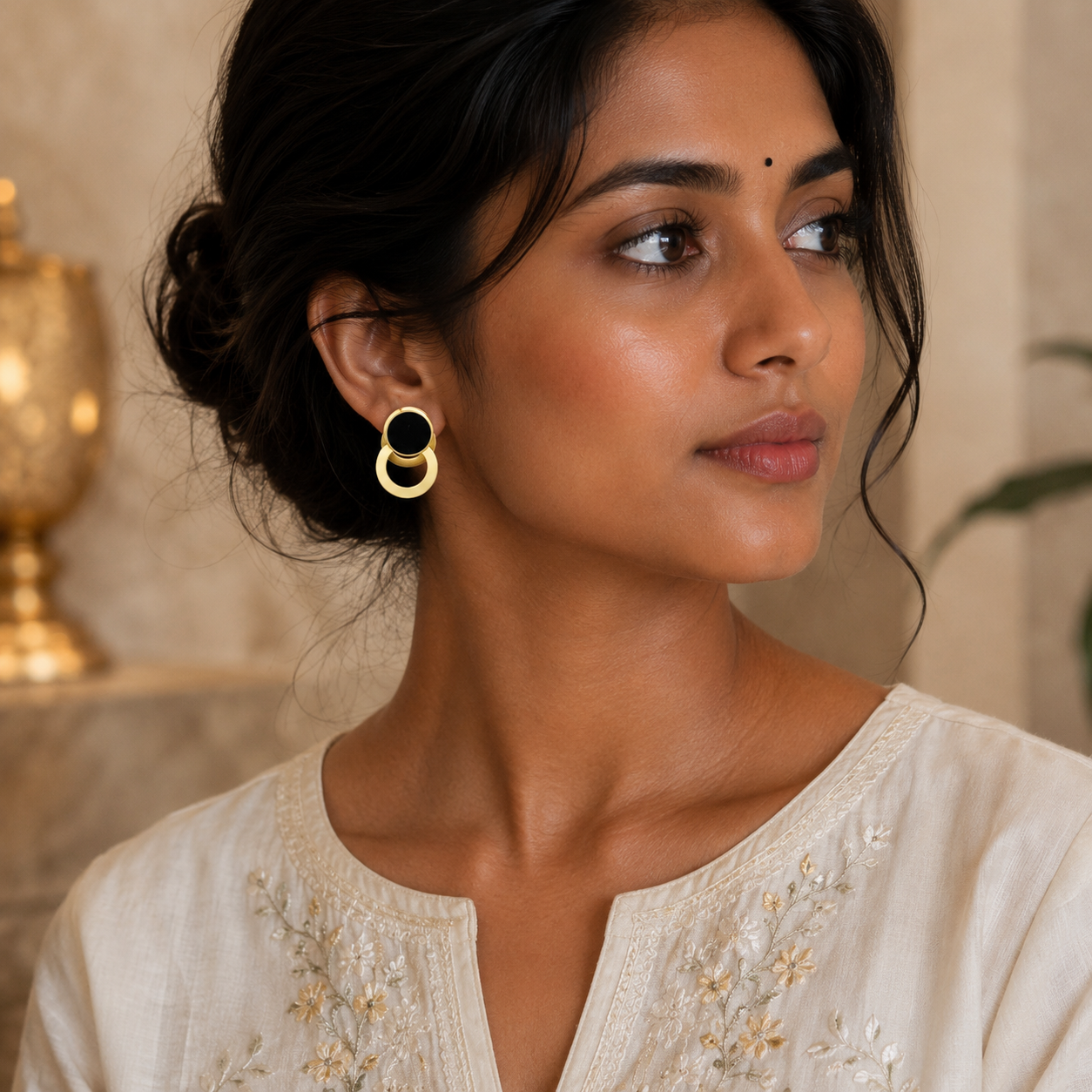 Halo Statement Earrings