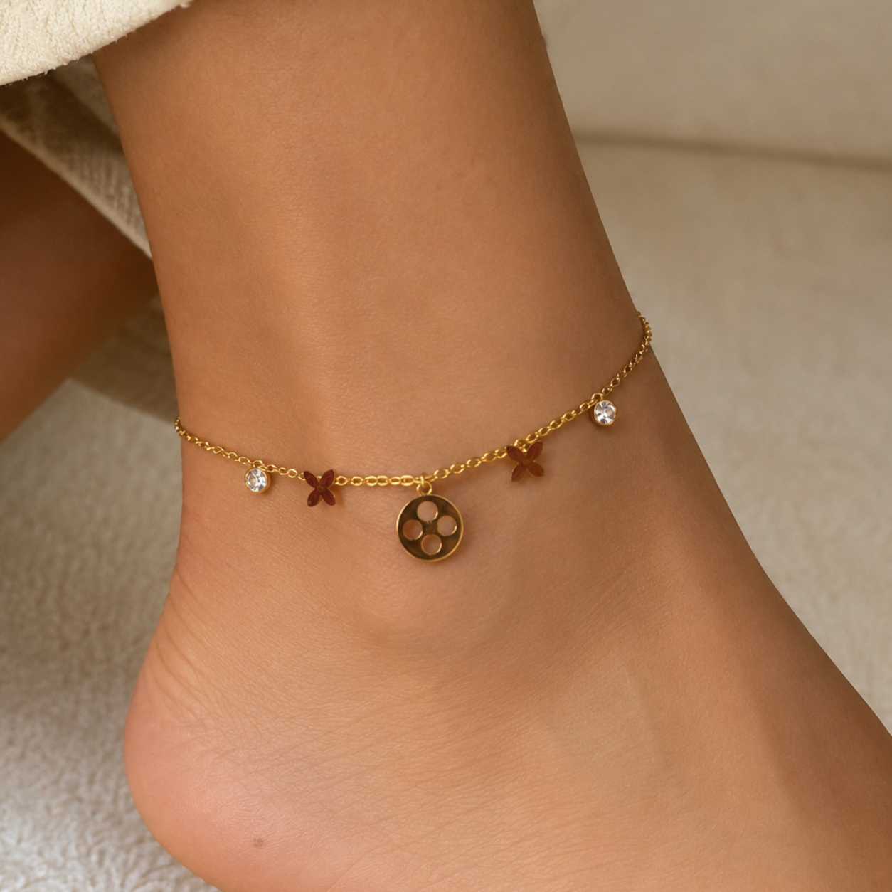 Butterfly Bloom Anklet