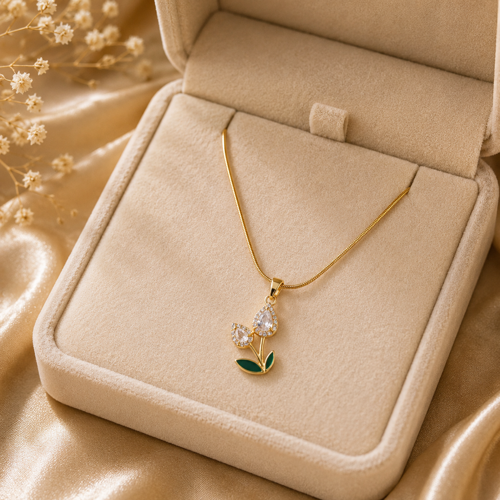 Tulip pendant Necklace