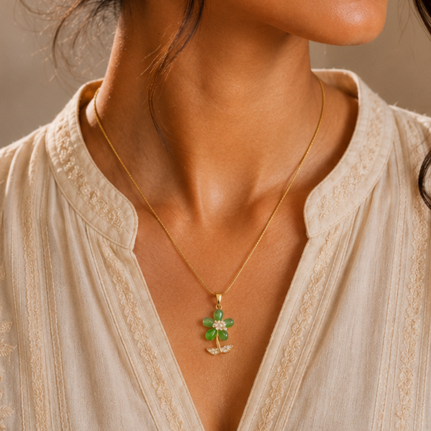 Pearl Blossom Necklace
